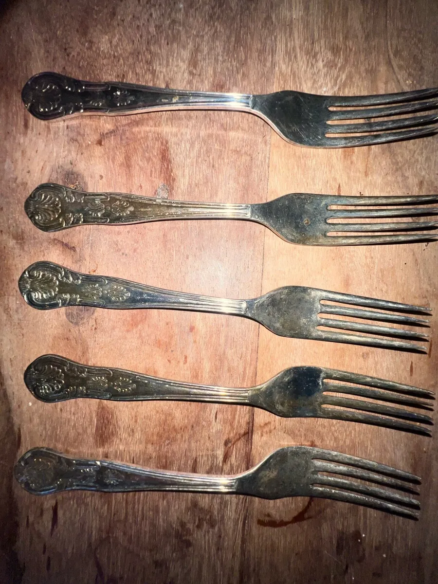 Silver set of cutlery - Image 1