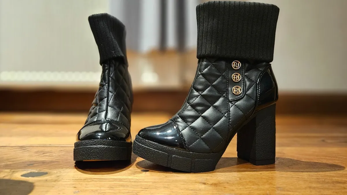 River Island Women's Quilted Boots - Image 1