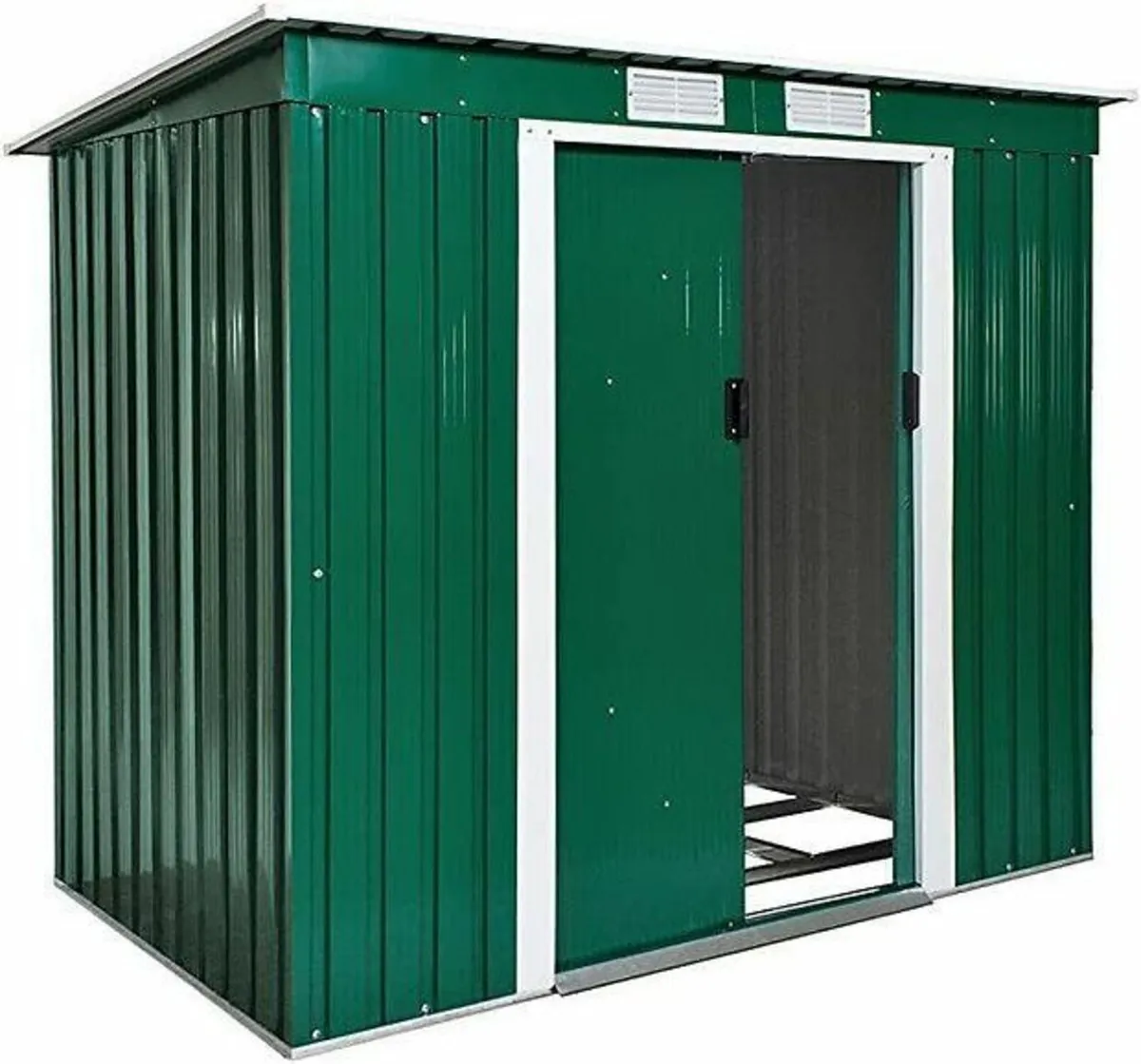 Metal Tool Shed with metal  Base - Image 2