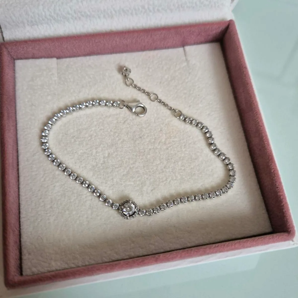 Pandora Tennis Bracelet excellent condition - Image 1