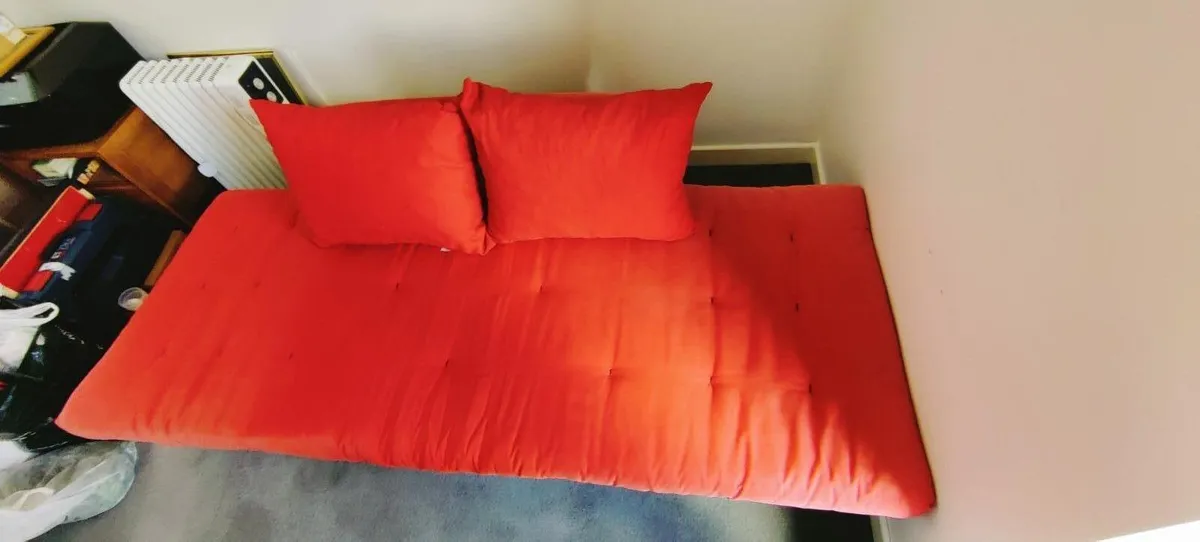 Habitat Red Futon - Image 2