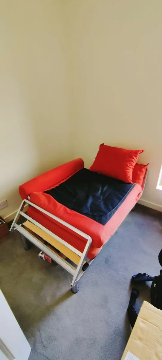 Habitat Red Futon - Image 3