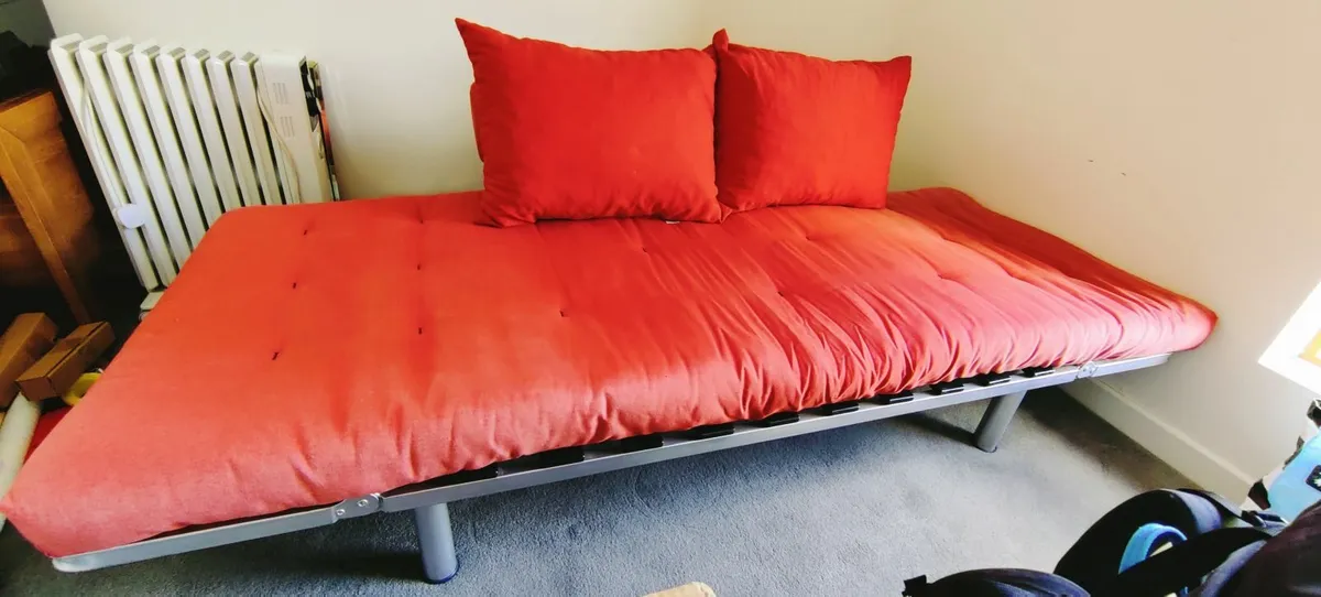Habitat Red Futon - Image 4