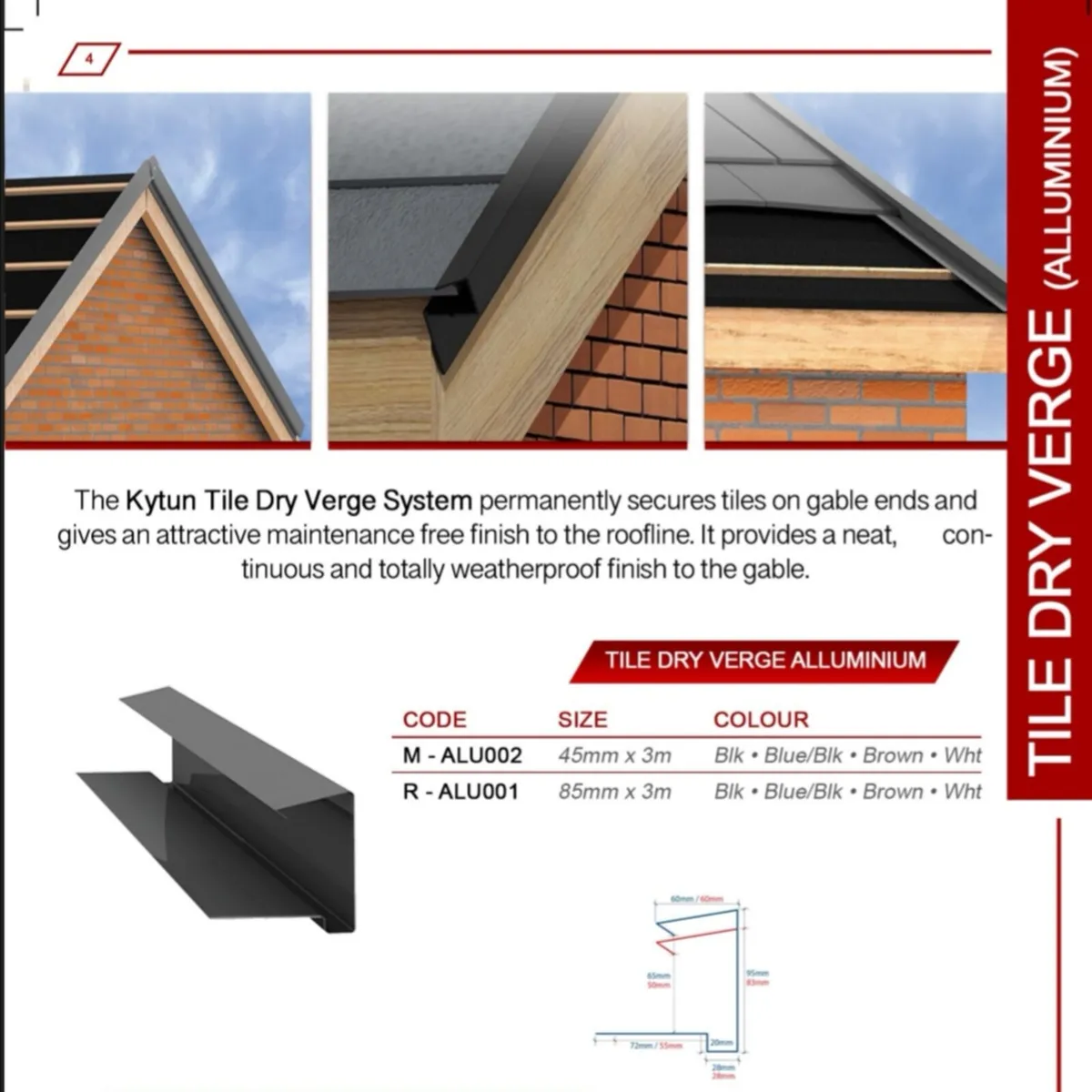 Roof tile verge/trim - Image 1