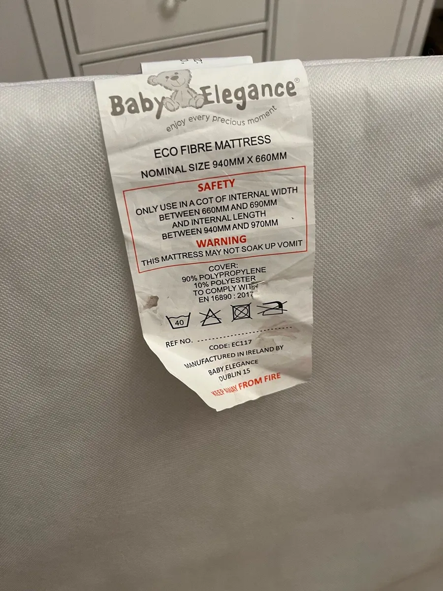 Travel Cot Mattress - Image 2