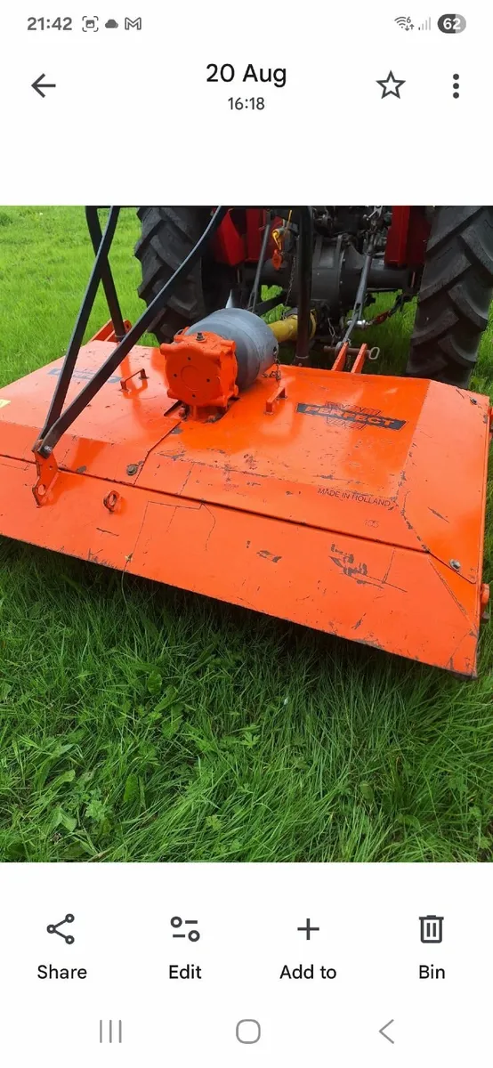 Grass topper mower, Perfect 6ft. - Image 1