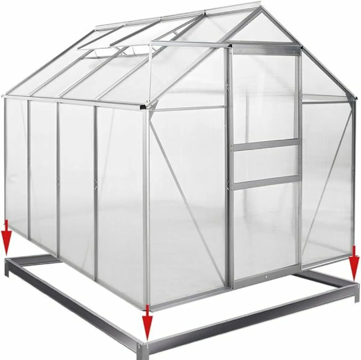 Galvanized Steel Frame Floor Anchor for Greenhouse - Image 1