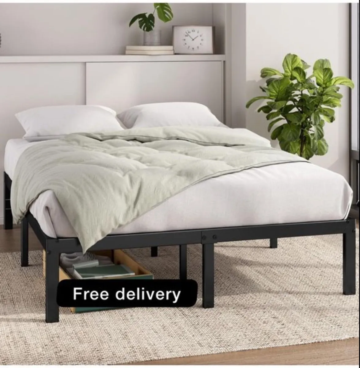 Double Bed frame - Bed 135 x 190 cm