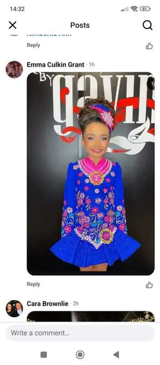 Eire Designs by Gavin Irish dancing dress - Image 1
