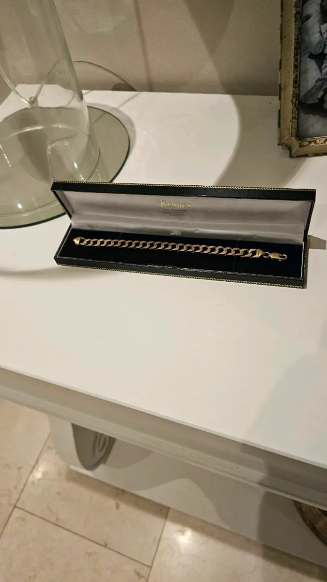Mens gold bracelet 9ct - Image 4
