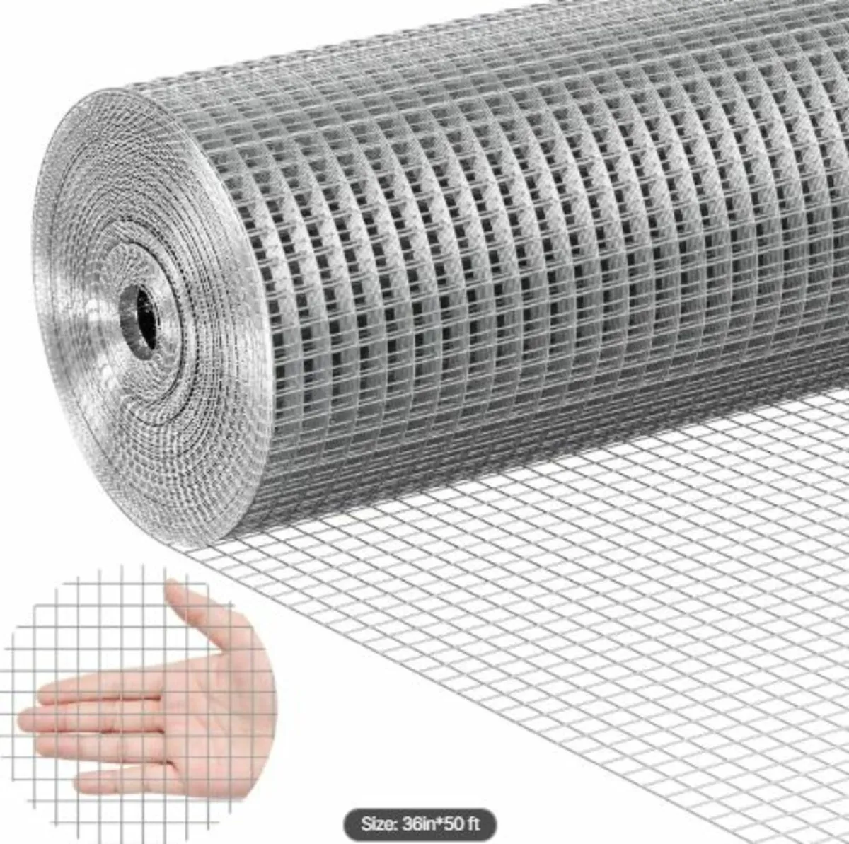Hardware Cloth 1/2" 36in x 50ft 19 Ga Wire Mesh - Image 1