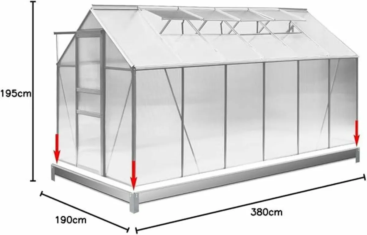 Foundation Galvanised Suitable for Greenhouse 380 - Image 3