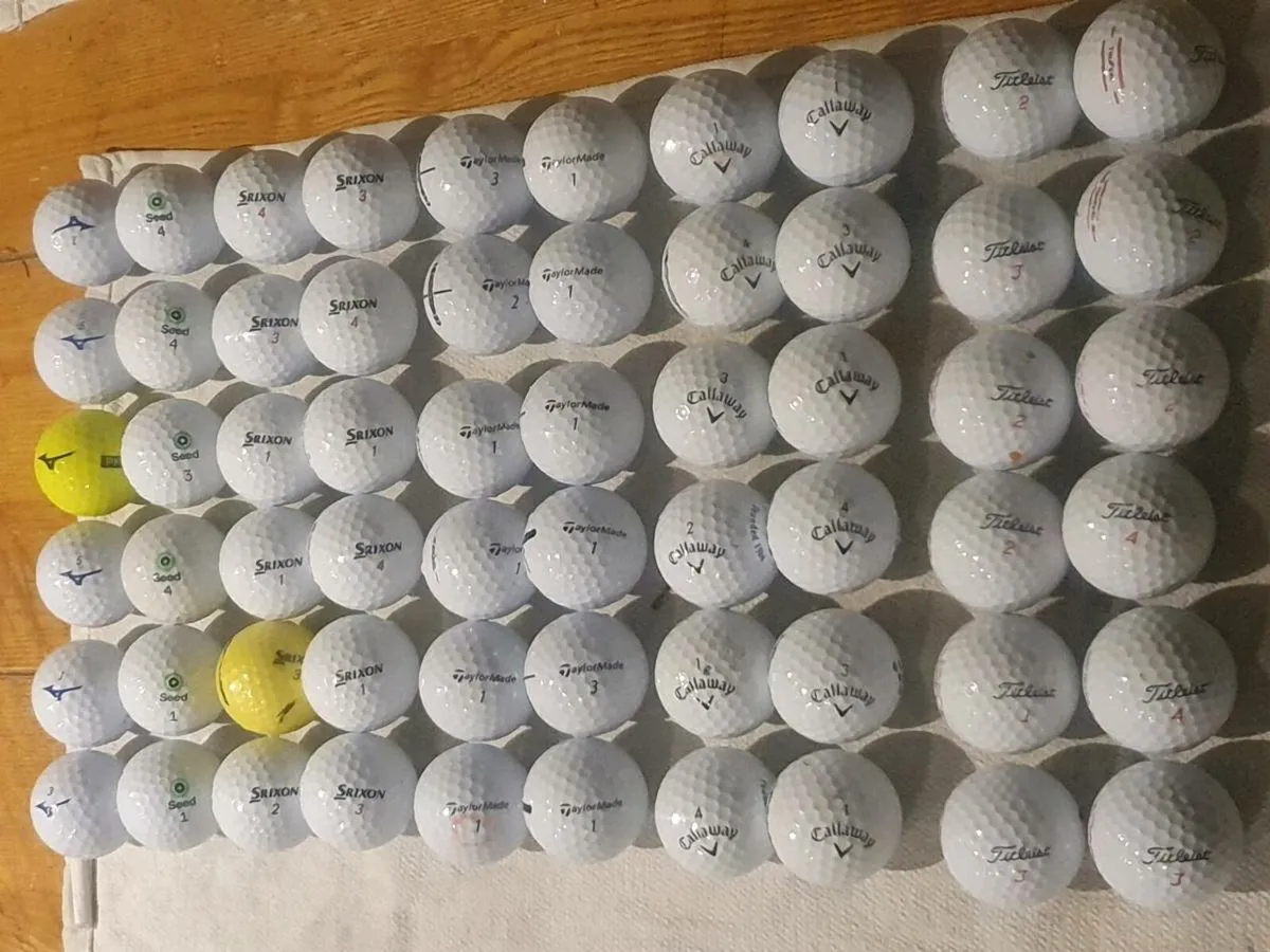 100 GRADE A GOLF BALLS