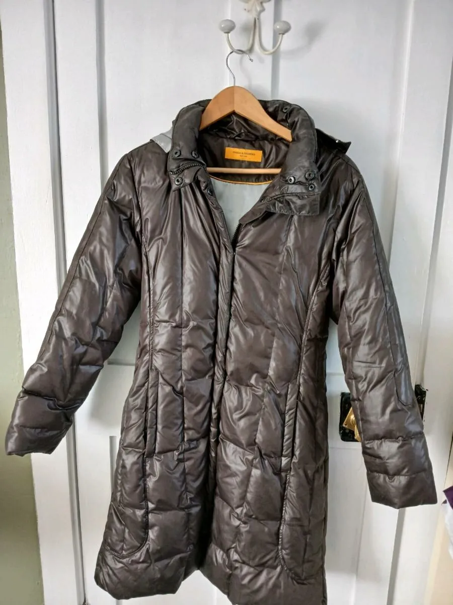 Frieda & Freddies New York Brown Puffer Coat. - Image 1