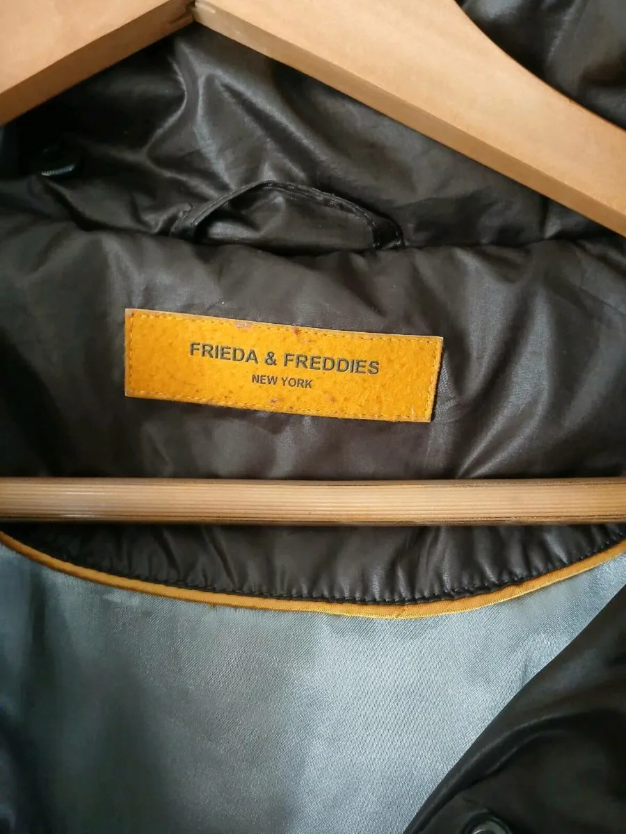Frieda & Freddies New York Brown Puffer Coat. - Image 3