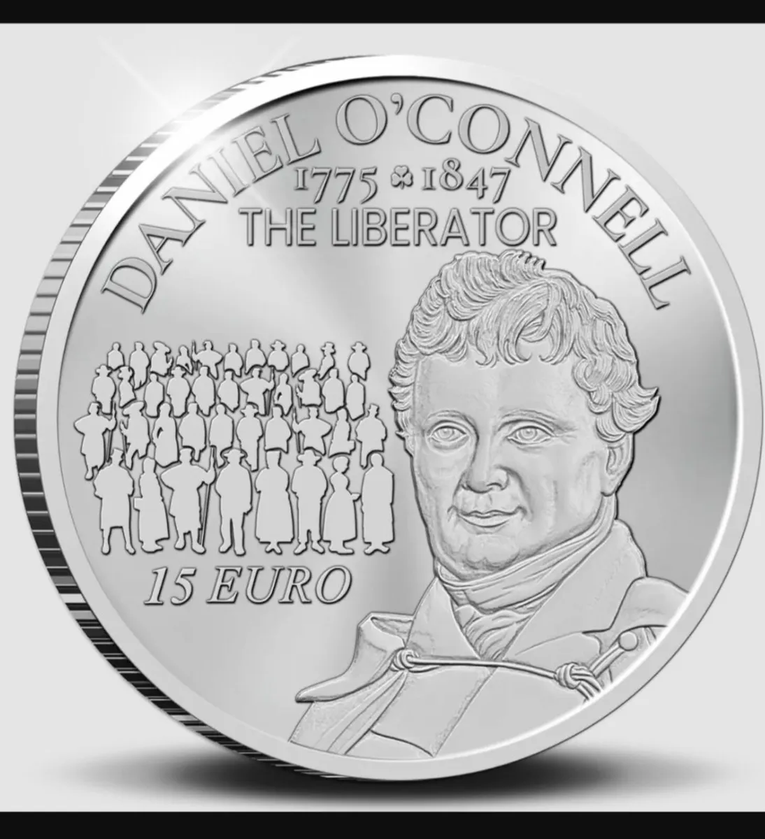 €15 Silver Proof Coin 2025- Daniel O’Connell - Image 1