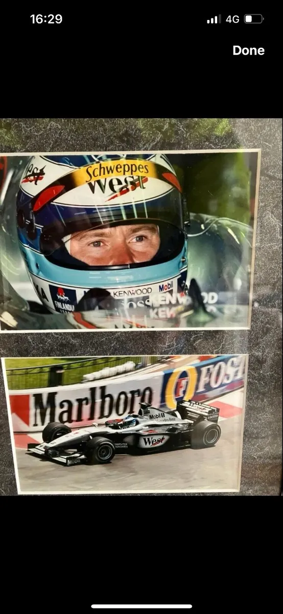 Mike Hakkinen framed print - Image 3