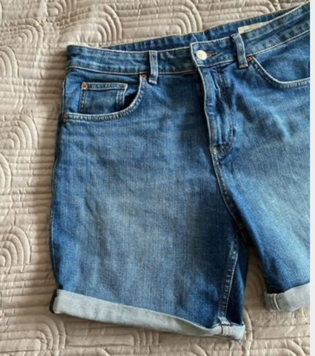 M&S Boyfriend Denim Shorts, Marks & Spencer's, Siz - Image 4