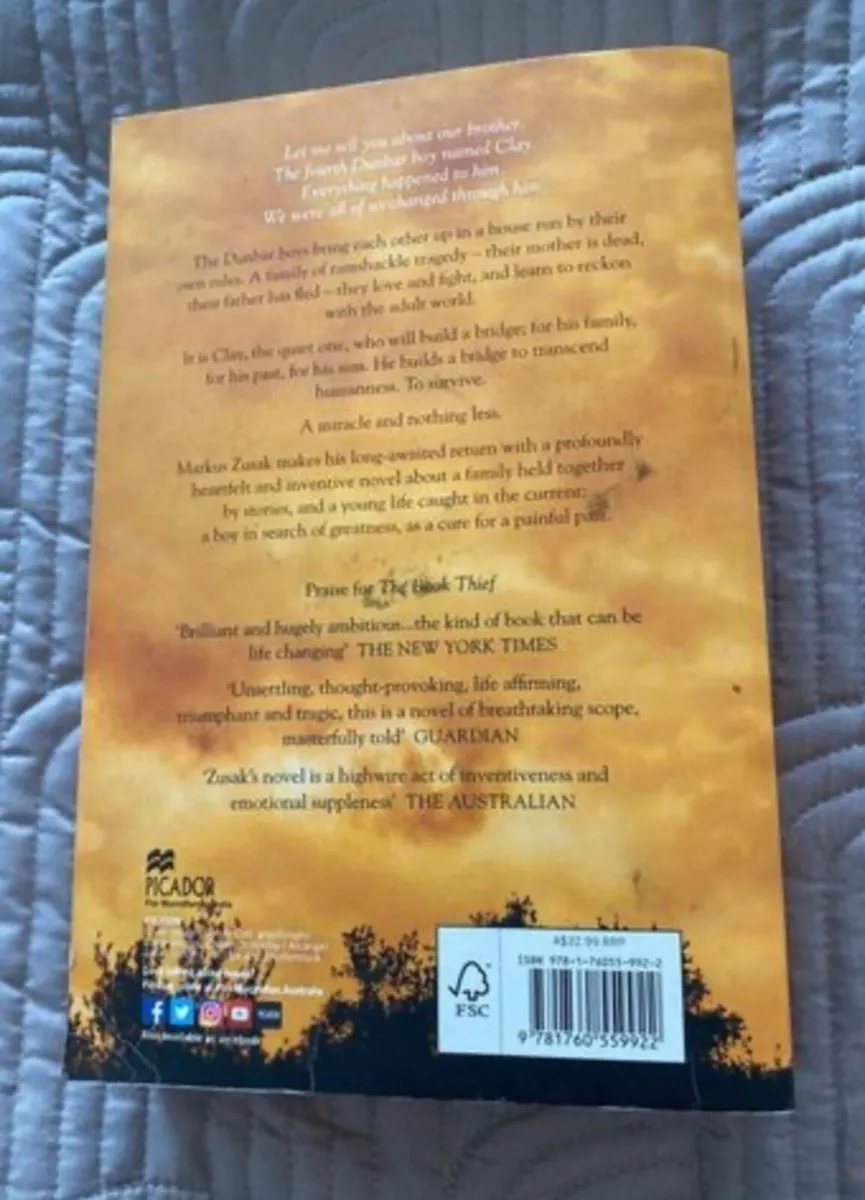 Book: Markus Zusak, Bridge of Clay - Image 2