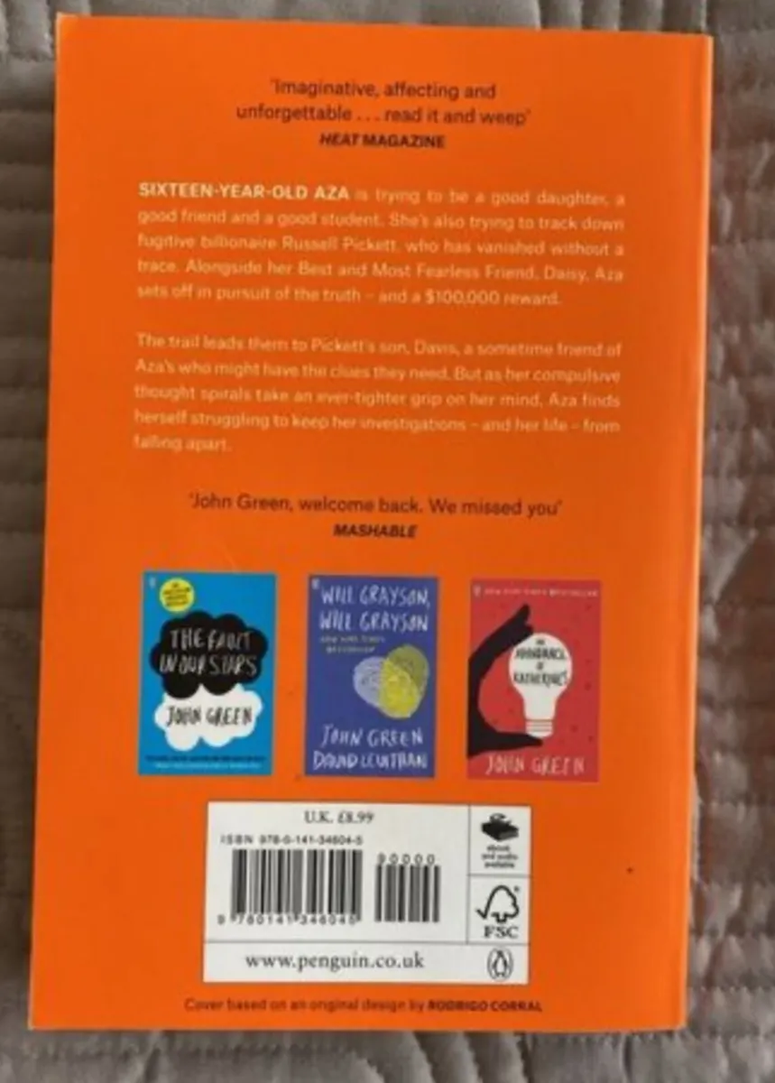Book: John Green, Turtles All the Way Down - Image 2