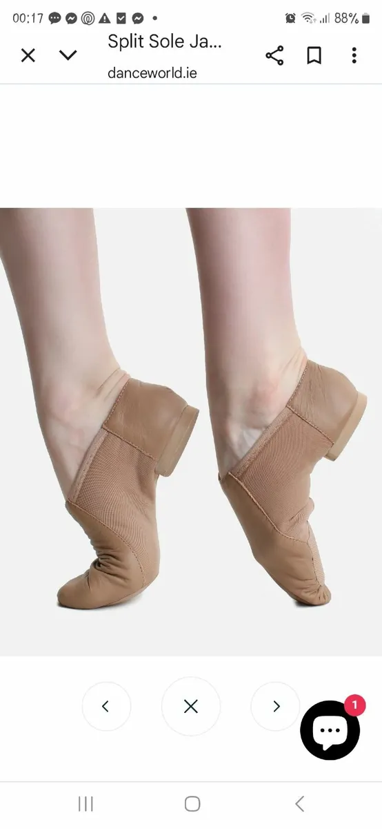 Split Sole  Jazz  (So Danca)  Dance shoes - Image 4