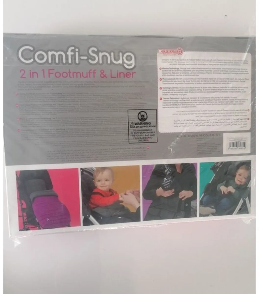 2 in 1 Footmuff and stroller liner Universal fit - Image 2