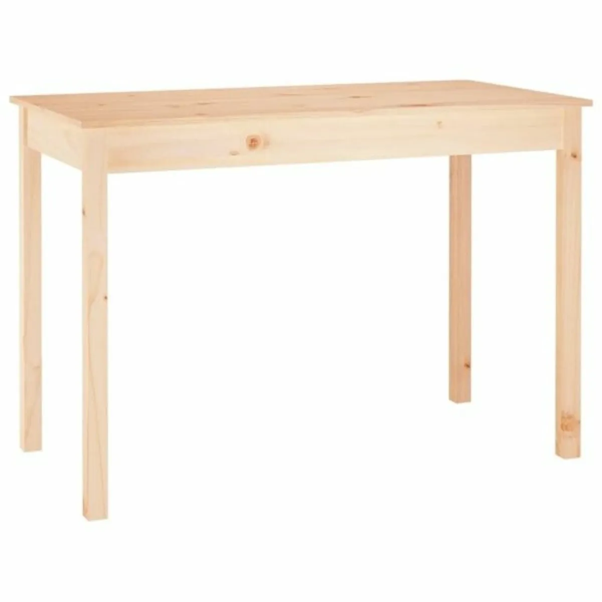 Solid Wood Pine Dining Table - Image 1