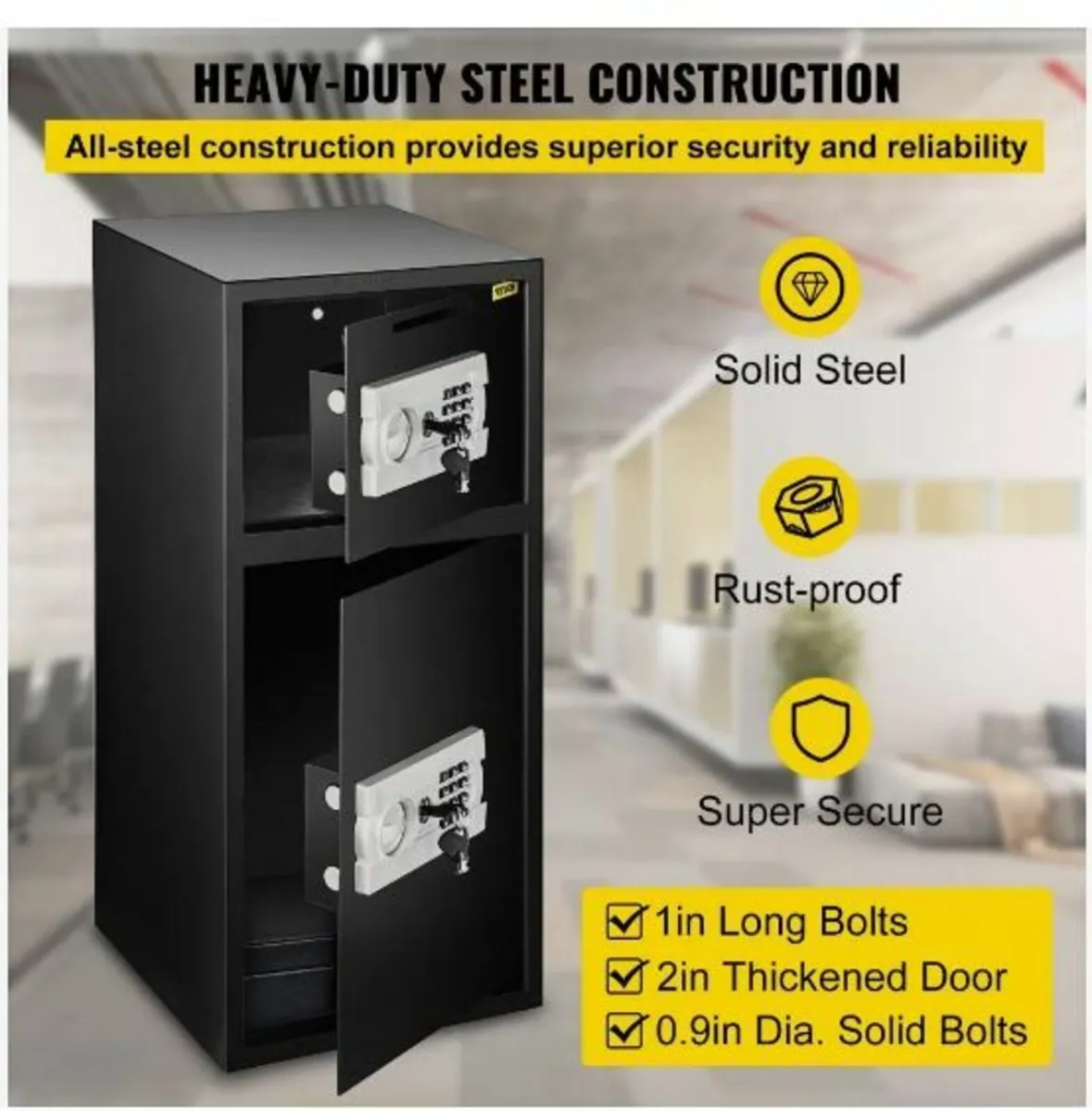 83.8 cm Digital Double Door Safe - Image 3