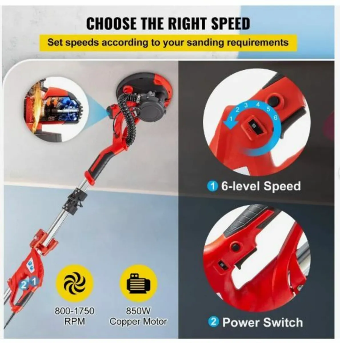 Drywall Sander 750W Electric - Image 3