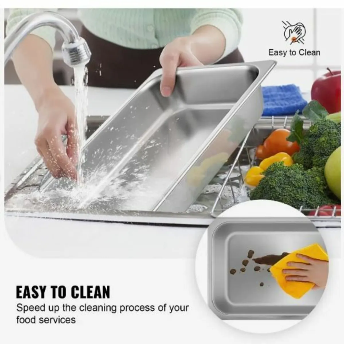 4 Pack Steam Table Pans - Image 4