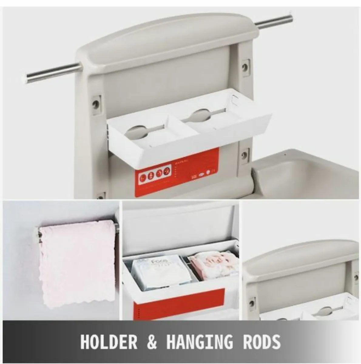 Horizontal Baby Changing Table Wall-mounted Baby - Image 2