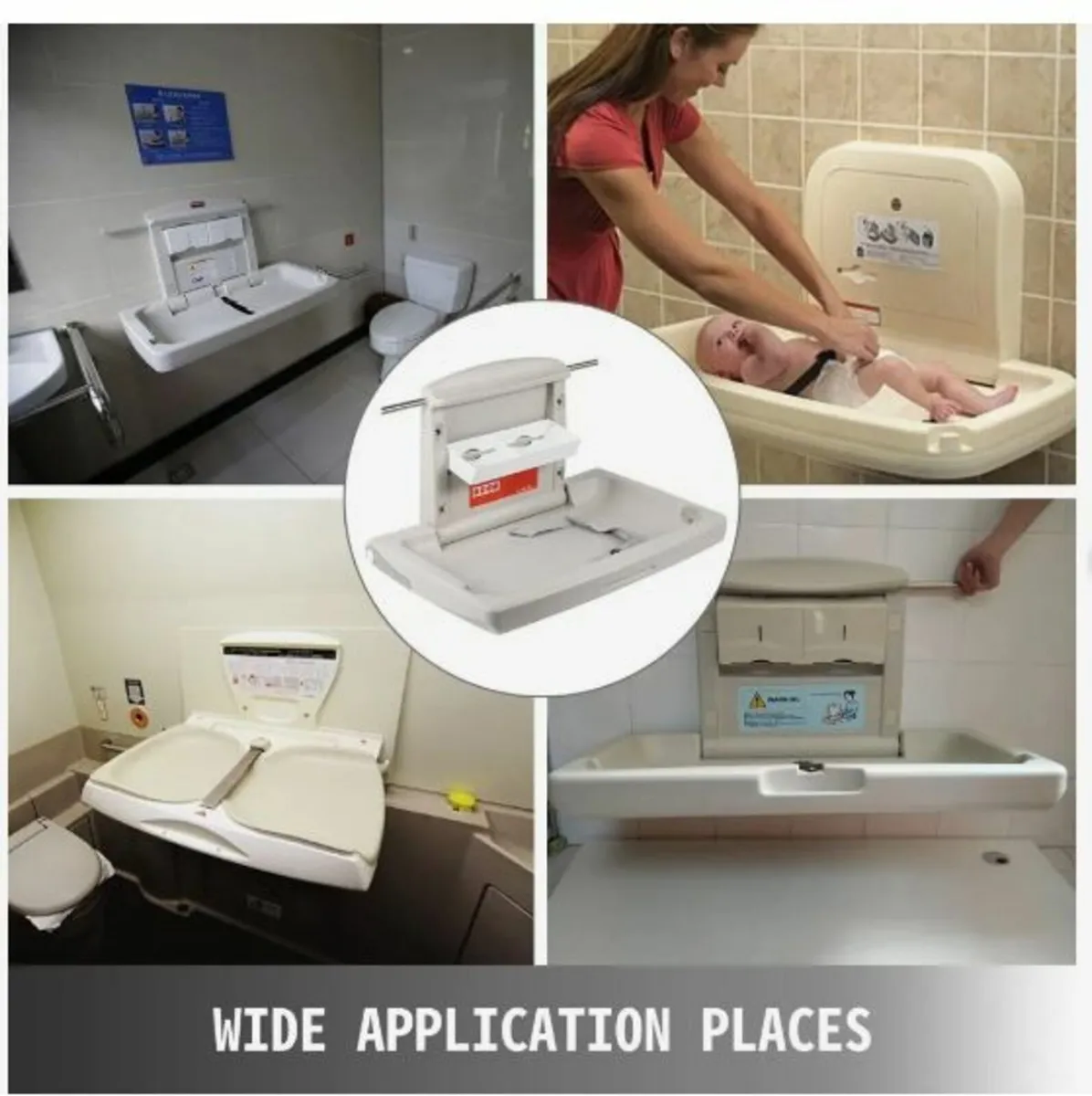 Horizontal Baby Changing Table Wall-mounted Baby - Image 1