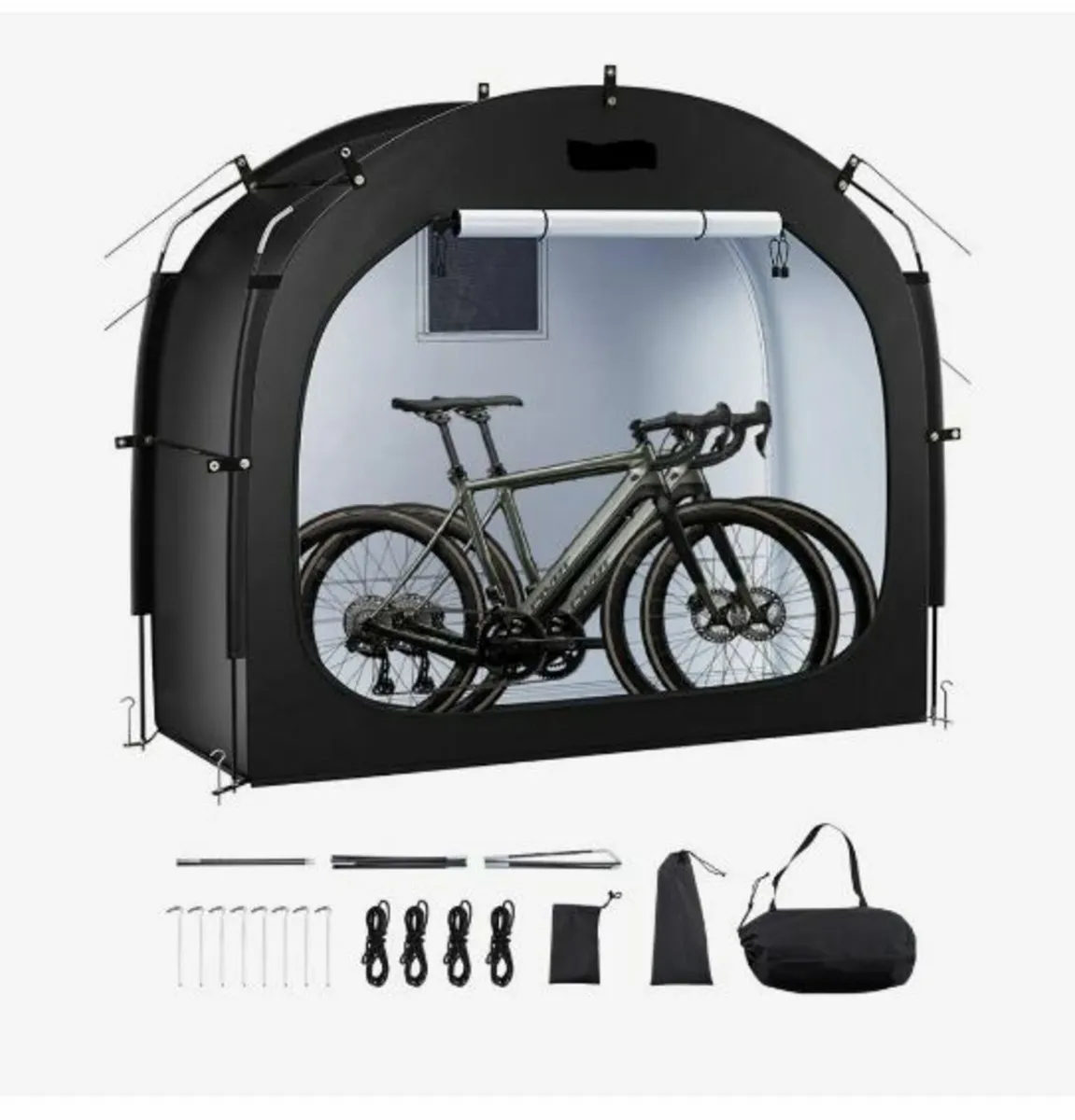Outdoor Bike Storage Tent Spacious Waterproof - Image 1