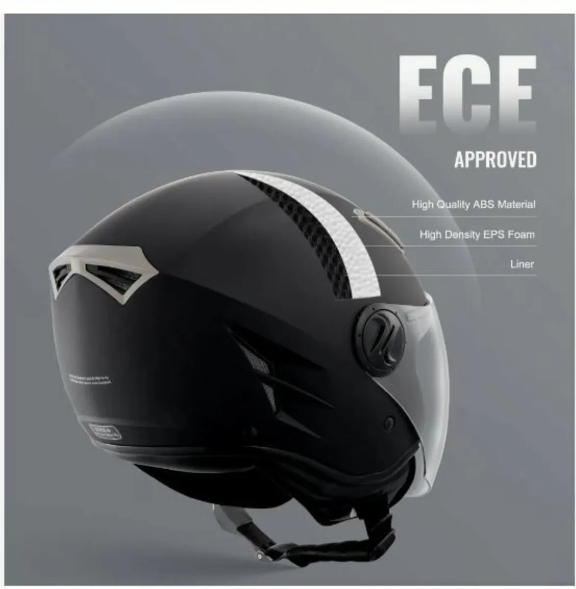 3/4 MOTORCYCLE HELMET - Image 2