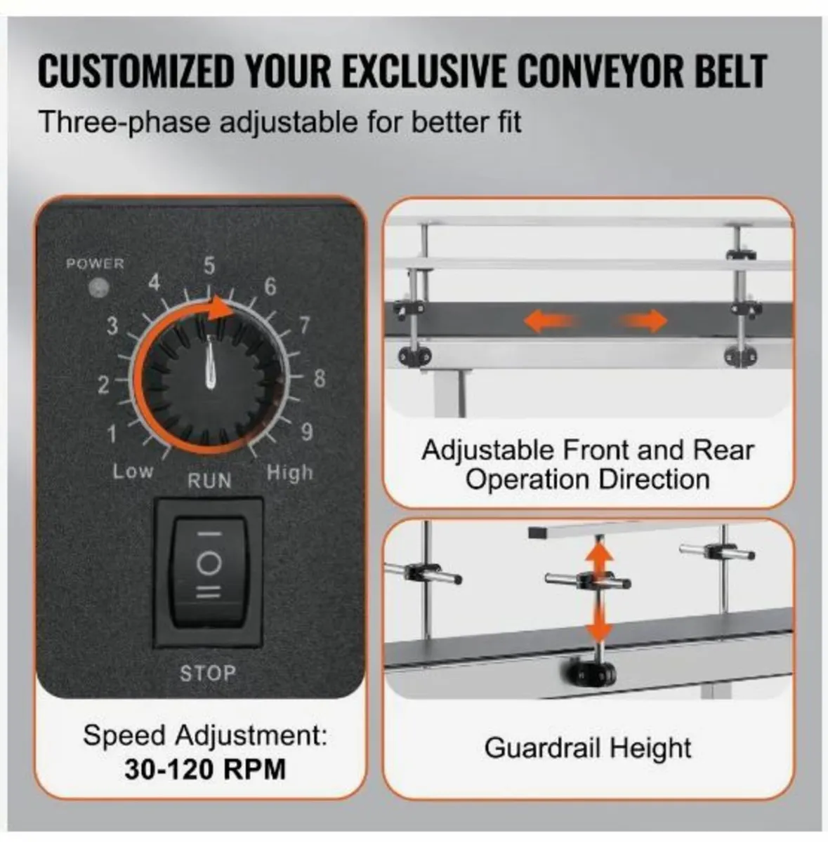 Belt Conveyor, 59 x 15.7 inch Conveyor Table - Image 4