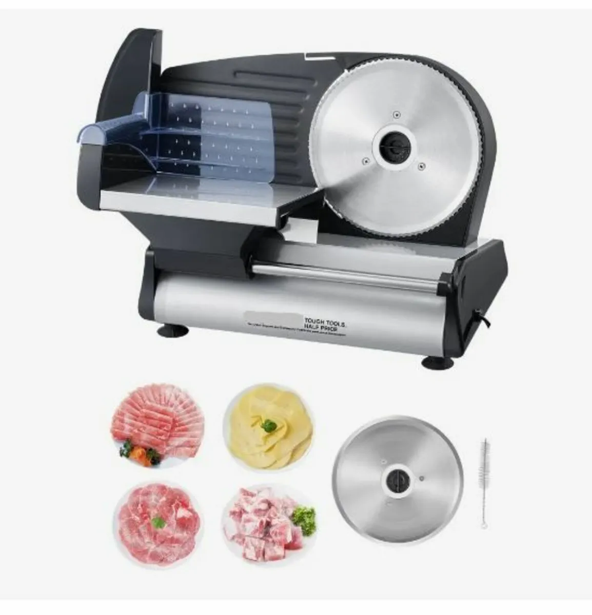 Meat Slicer 180W 7.5" Electric Deli Food - Image 1