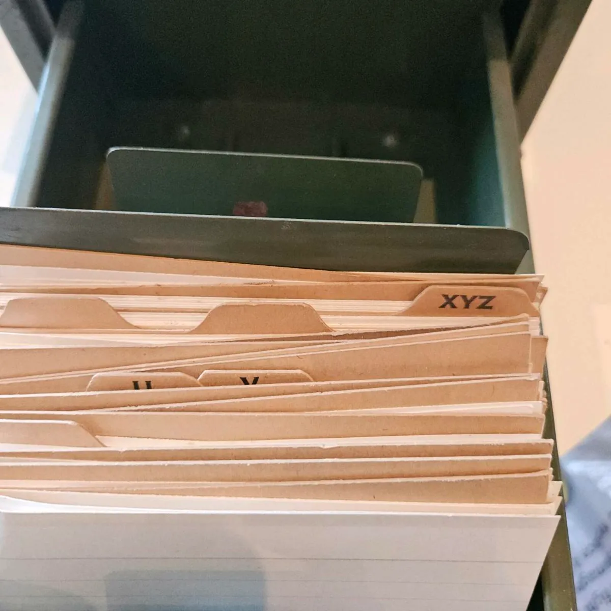 1930s military filing drawer - Image 4