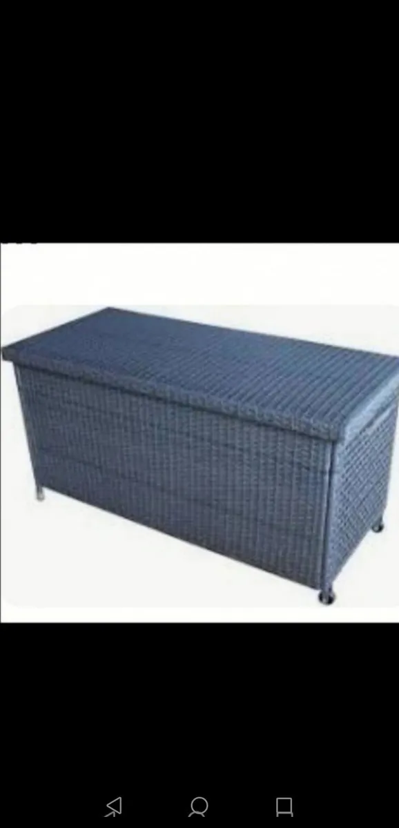 Brand New Rattan Wheeled / Lined  Storage Box
