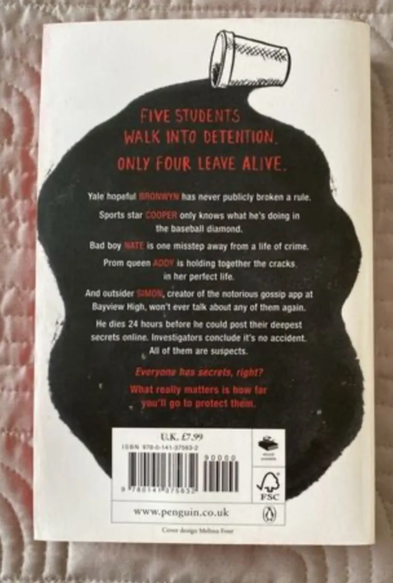 Book - Karen McManus - One of Us is Lying - Image 2