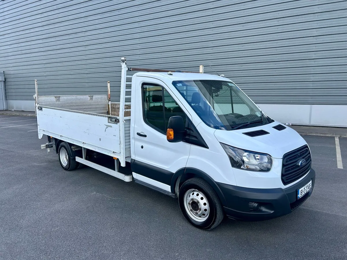 2018 Ford Transit Dropside with tail lift - Image 1