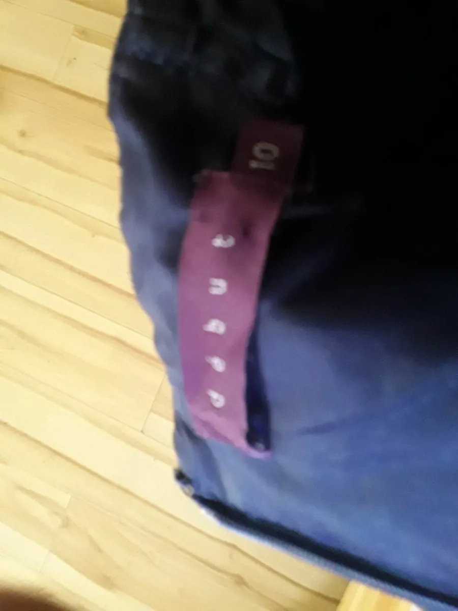Beautiful deep blue satin dress for Debs or weddin - Image 4