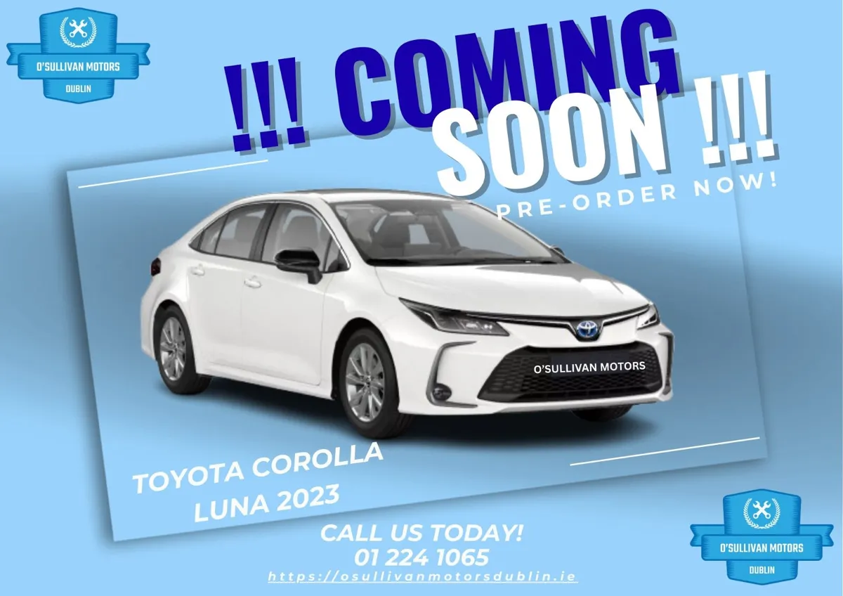TOYOTA COROLLA LUNA/2023/HYBRID/AUTO/COMING SOON!!