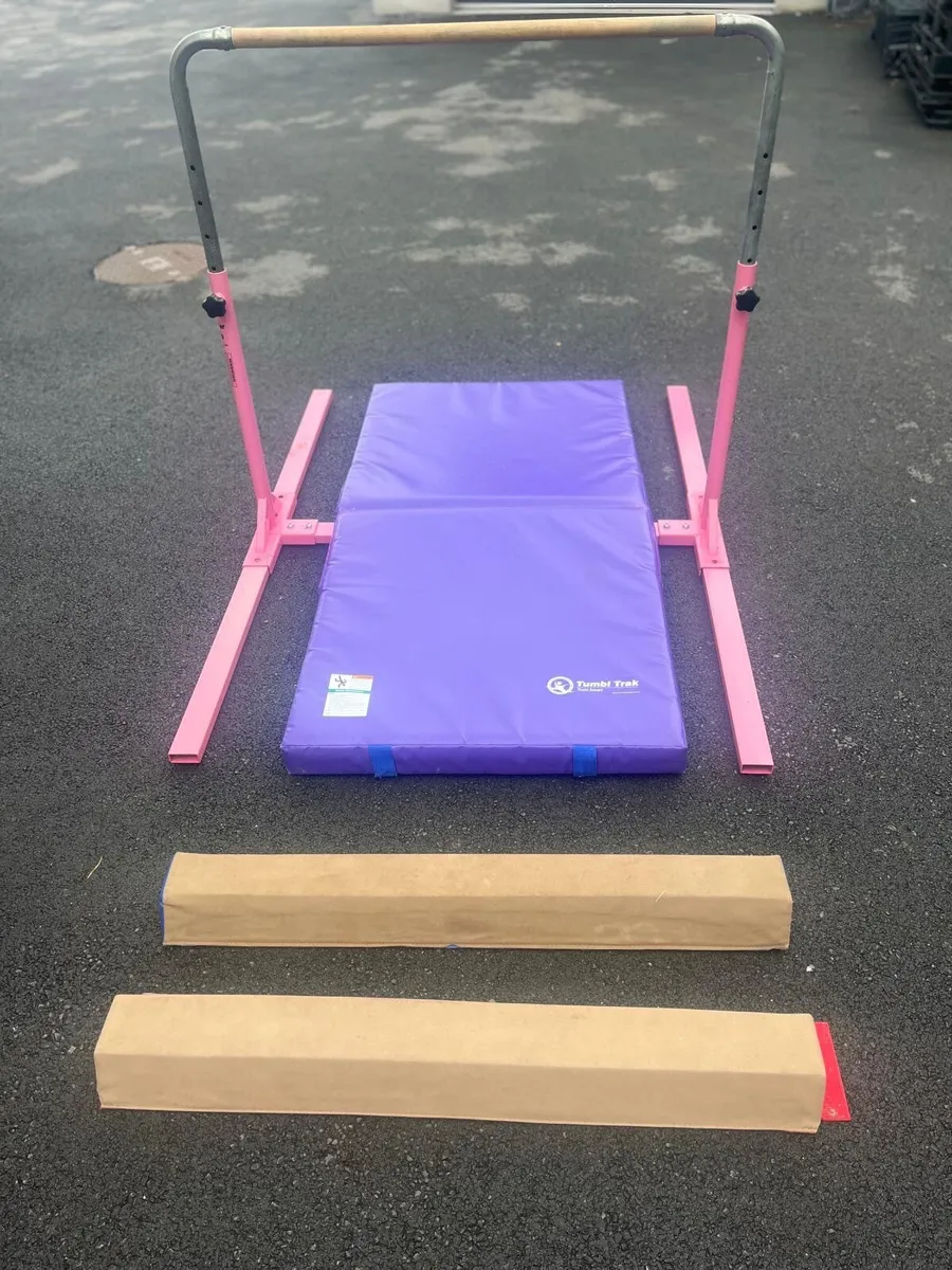 Gymnastics bars , mat and beam - Image 3