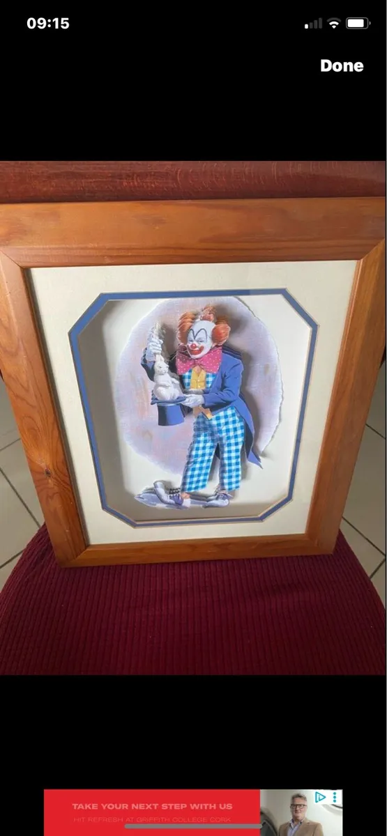 3D Clown Picture-Rabbit out of a Hat - Image 1