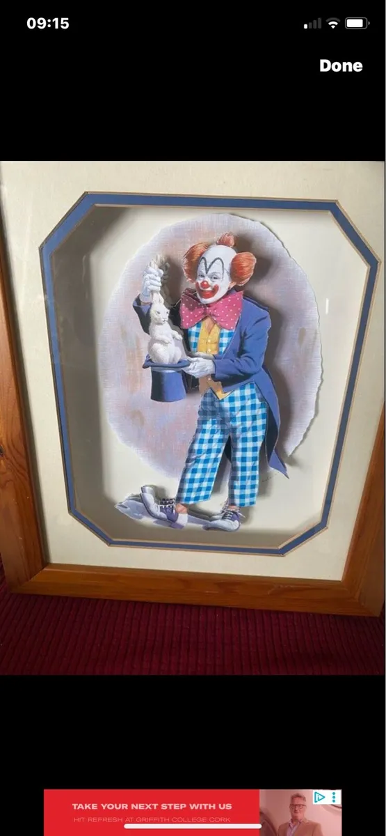 3D Clown Picture-Rabbit out of a Hat - Image 3