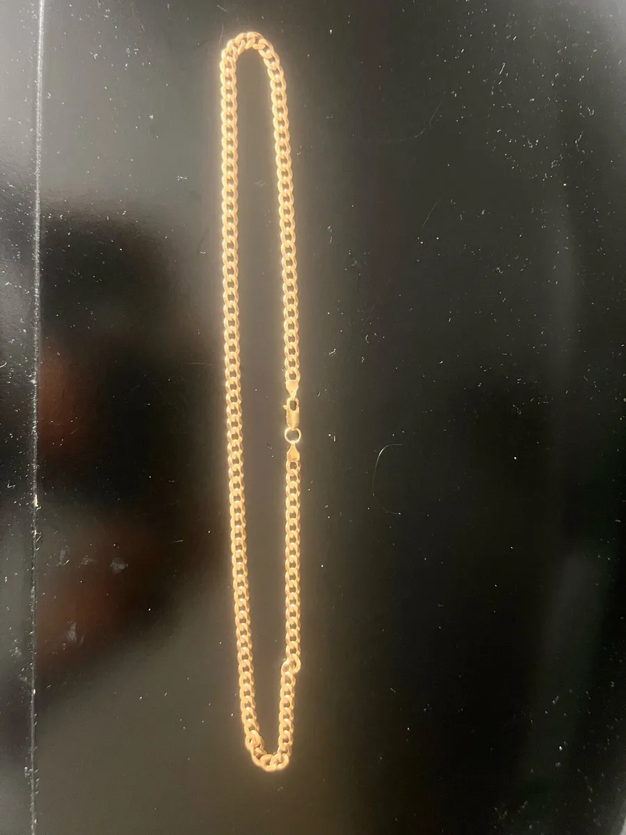 9ct Yellow Gold Curb Chain - 5.3mm 20” - Image 3