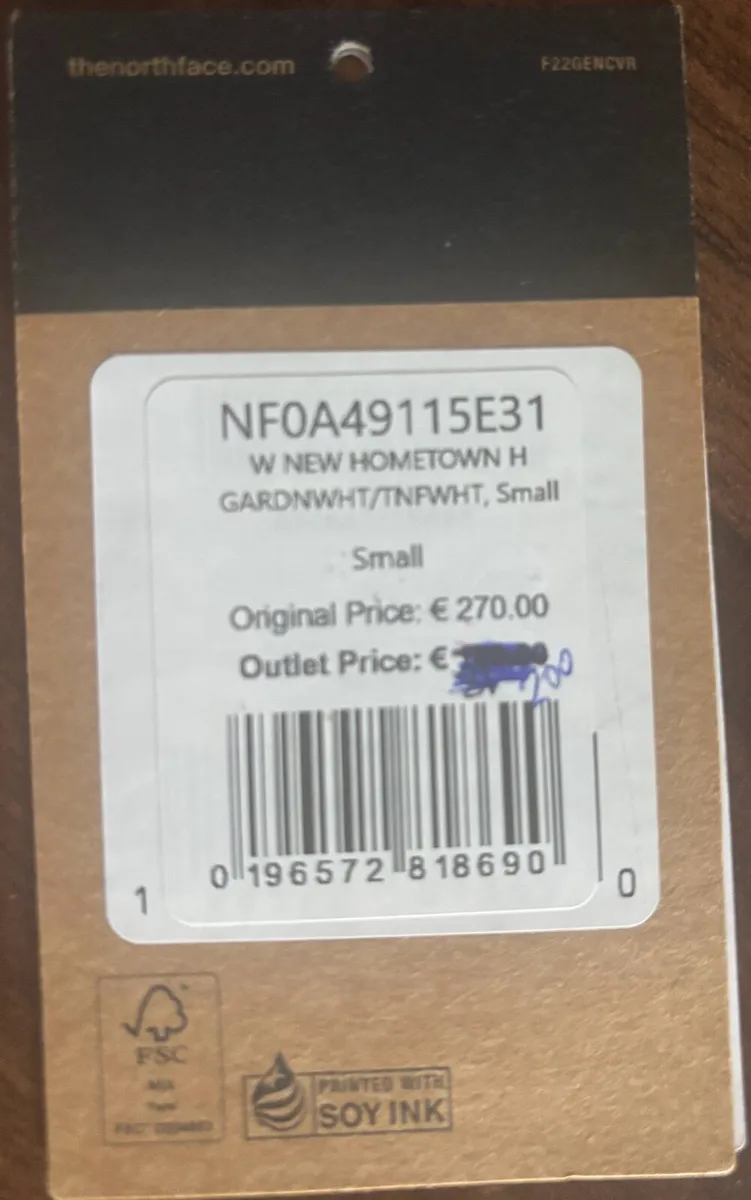 TheNorthFace Womans Jacket 550tog size S with hood - Image 1