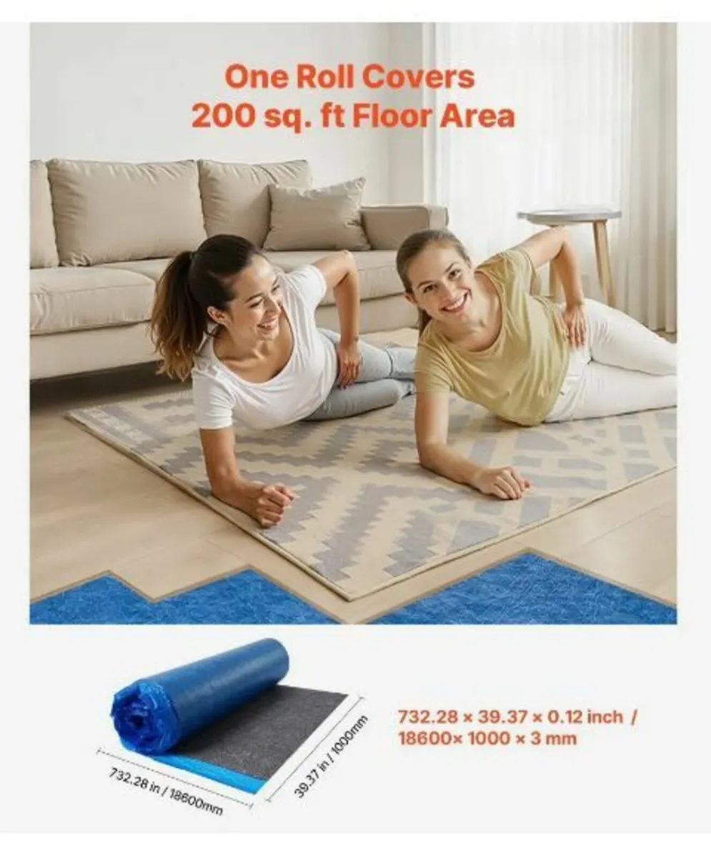 Floor Underlayment 18.6 m² 3mm - Image 2
