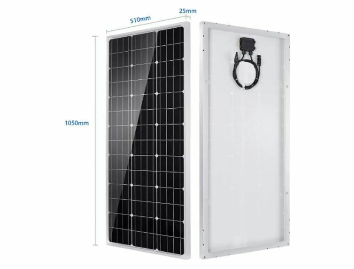 100 W Solar Panel 12 V Monocrystalline Solar Panel - Image 3
