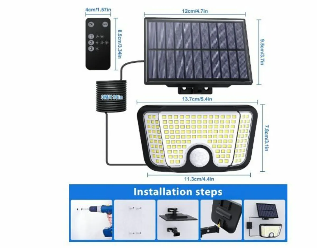 Solar Lights for Outdoor Use with Motion Sensor - Image 2